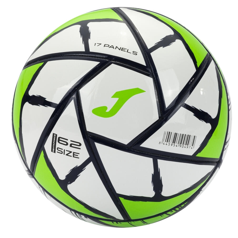 Balón Fútbol Sala Joma Pentaforce Verde Flúor-Marino T-62 2/2