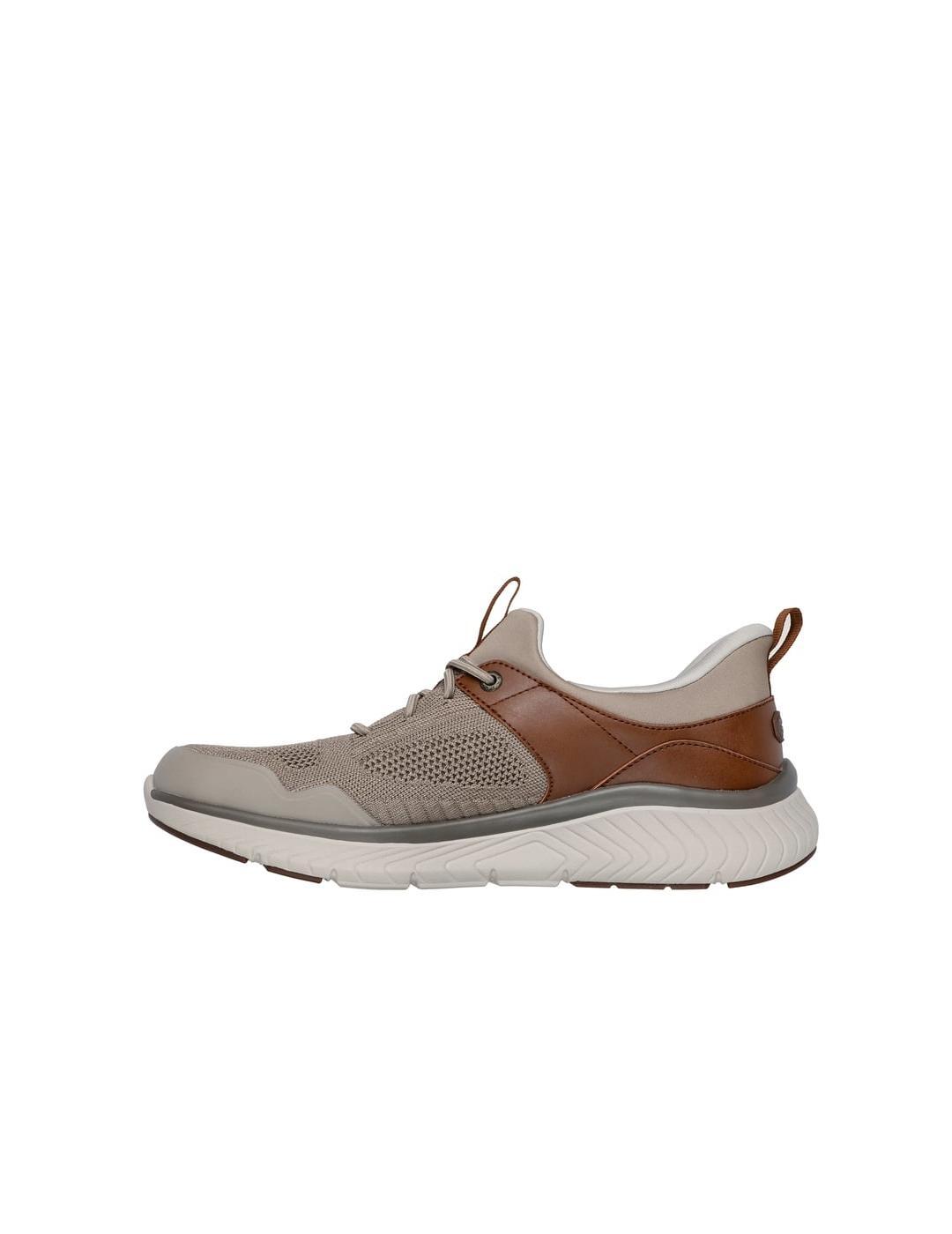 Zapatillas para Hombre Skechers Arch fit crosser slip-in Beige 2/3