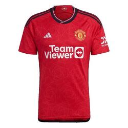 T-Shirt Hommes Adidas Domicile Manchester United 23-24 rouge