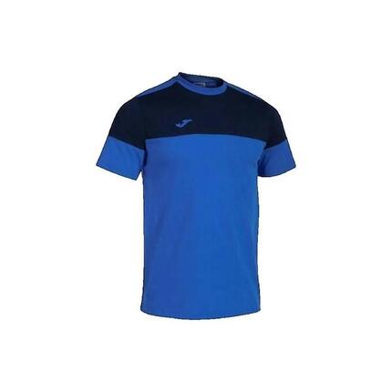 Camiseta Manga Corta Fútbol Hombre Joma Crew V Negro