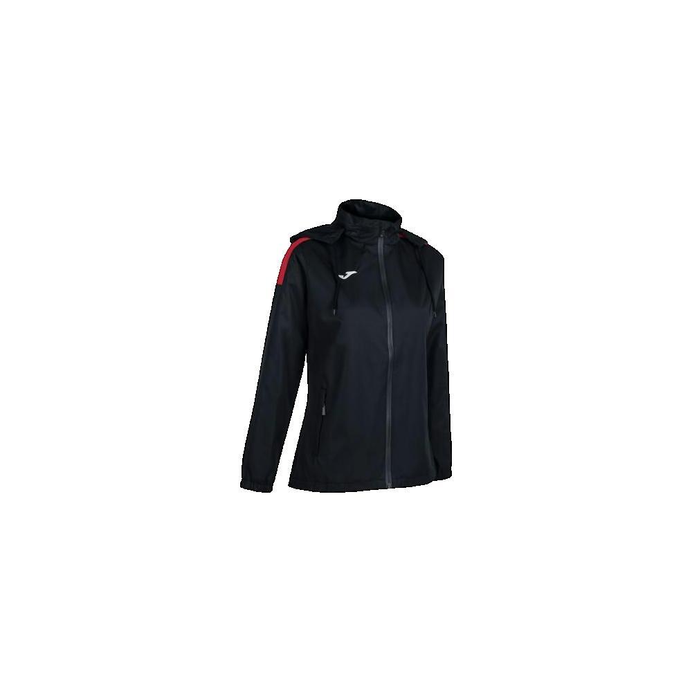 Chubasquero Fútbol Mujer Joma Trivor Negro 2/3