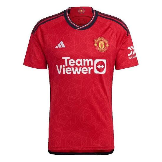 T-shirt Uomo Adidas Domicile Manchester United 23-24 rosso