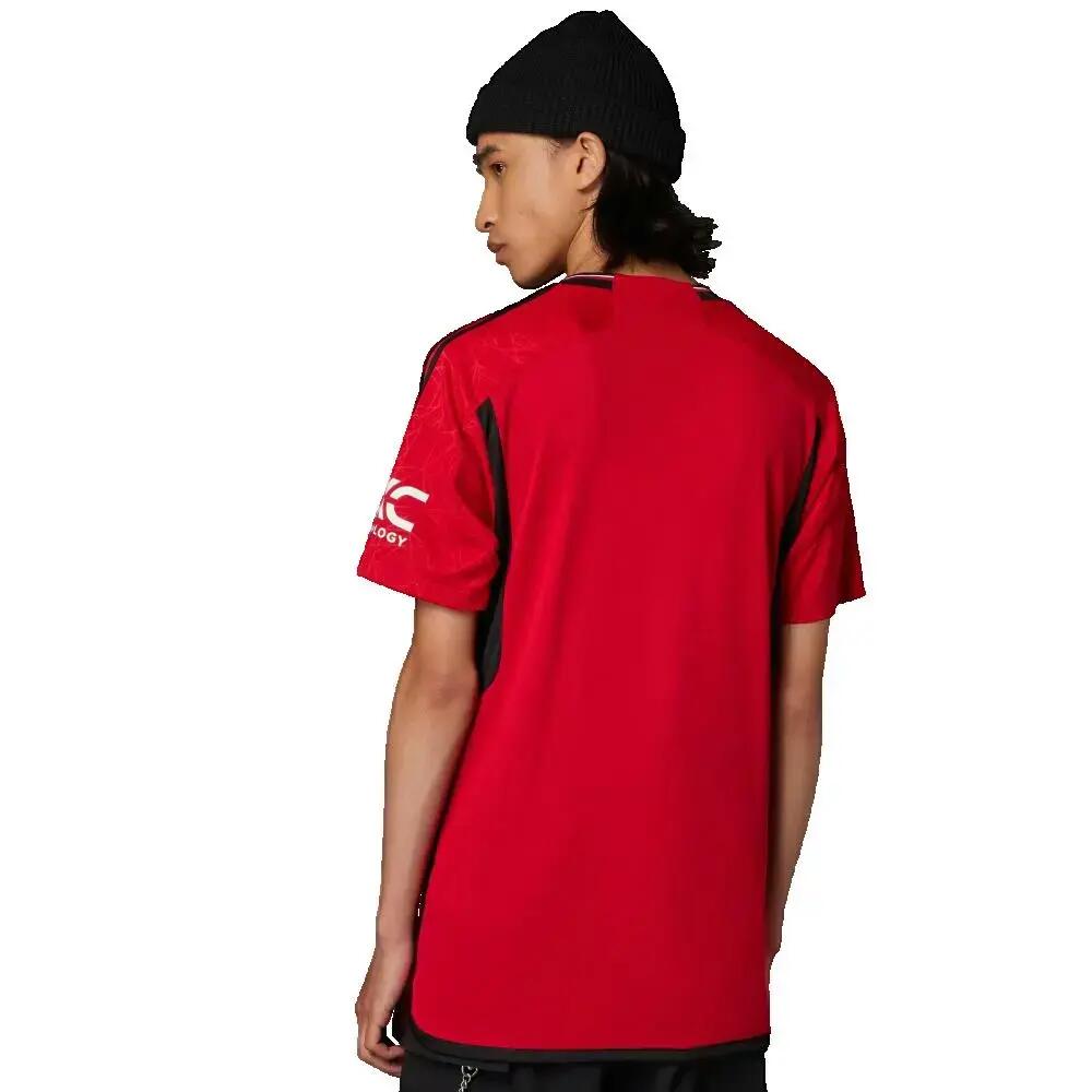 T-Shirt Homem Adidas Domicile Manchester United 23-24 Vermelho 2/7