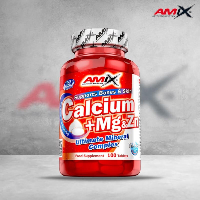 Calcium + Magnesium + Zink - 100 Tabletten Amix Nutrition 3/6