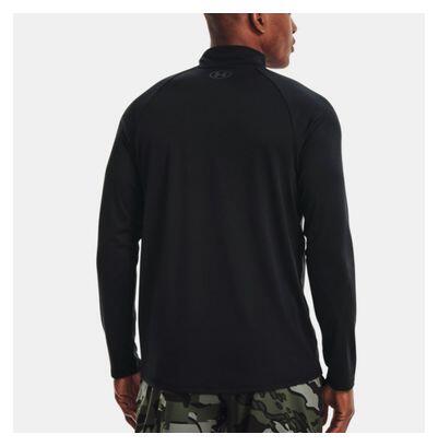 Under Armour Tech 2.0 Black Men's 1/2 Zip Long Sleeve Top 2/7