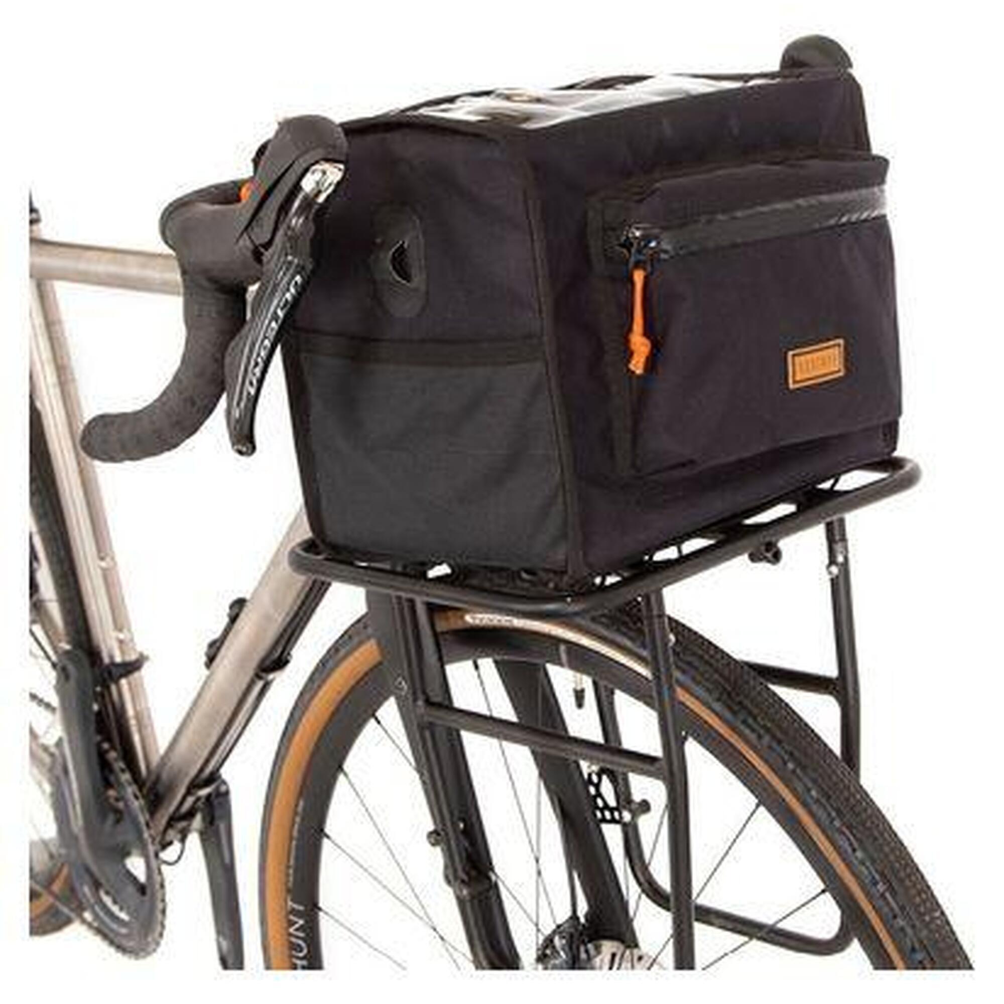 Restrap - Sacoche De Guidon Restrap Rando Bag Large Noir - Sacoche Vélo - Noir - 17 L - Decathlon