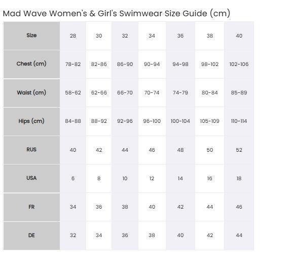 Mad Wave Women's Wave Swimsuit - Black / Blue 2/2