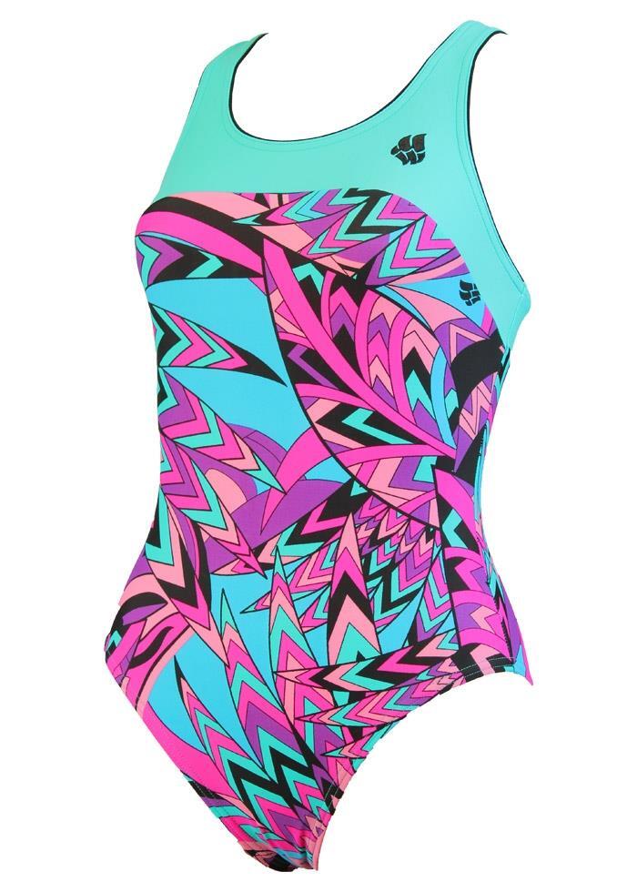 MAD WAVE Mad Wave Women's Rate Swimsuit - Turquoise/Pink