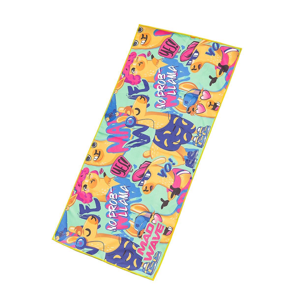 Mad Wave LLama Microfiber Towel - Green 2/5