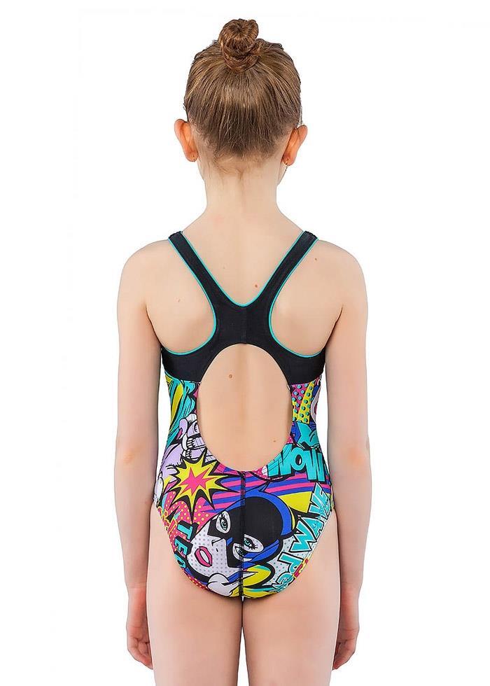 Traje de baño Mad Wave Girls Rate - Negro - Talla 30 2/5