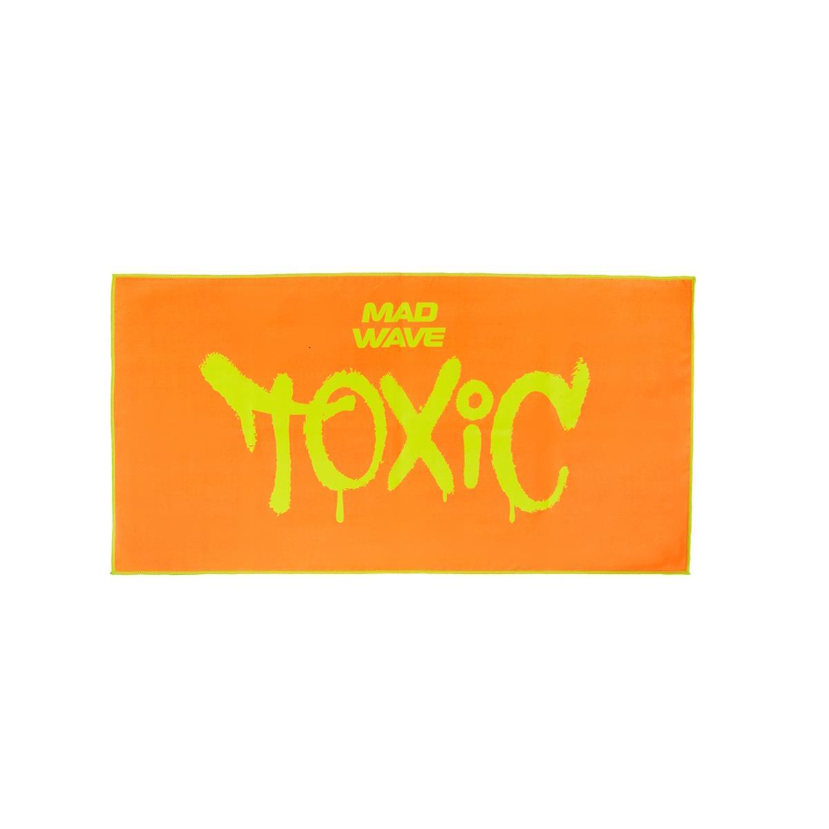 Mad Wave - Serviette En Microfibre Mad Wave Toxic Petite Taille - Orange - Serviette - Jaune|orange - Decathlon