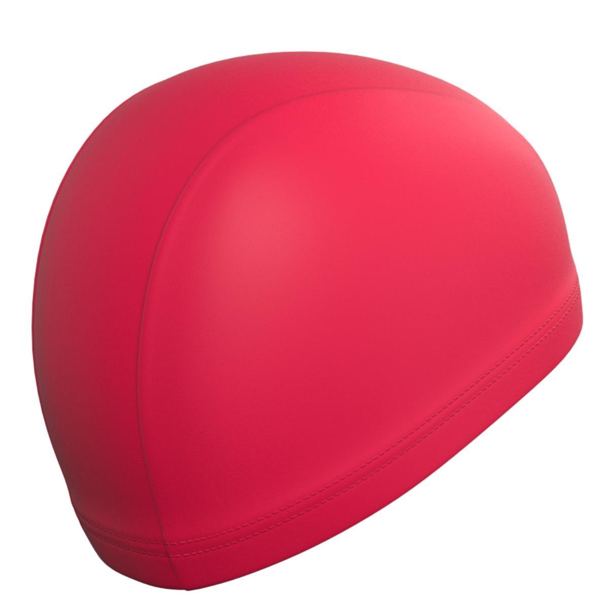 Mad Wave Adult Lycra Swim Cap - Red 3/5