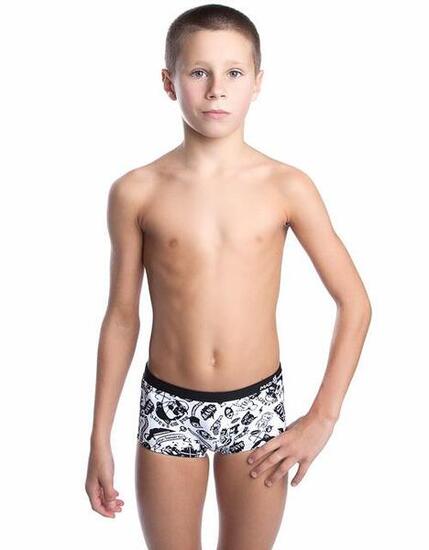 Costume Mad Wave Caribbean bambino nero/bianco 13-14 anni