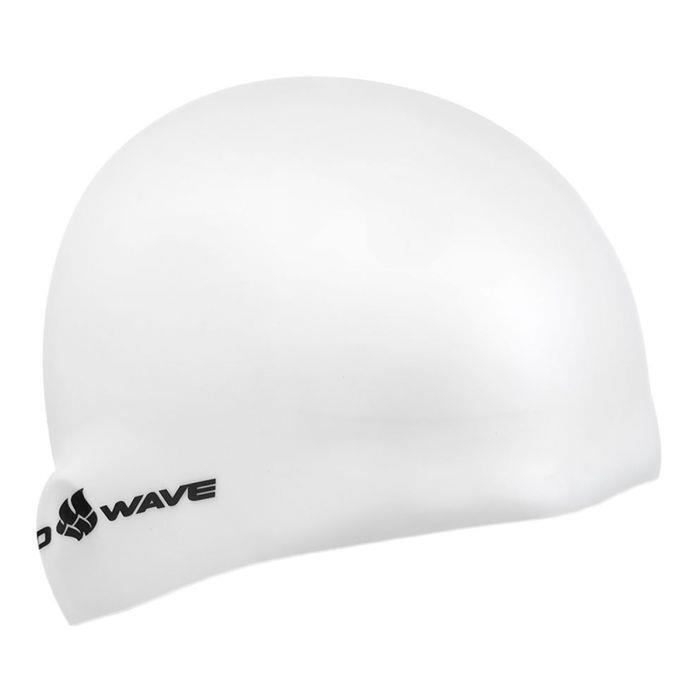 Mad Wave Intensive Long Haired Silicone Cap White 1/2