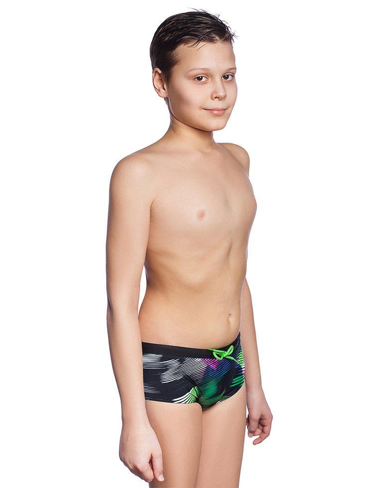 Mad Wave Boy's Breacker Trunks - Green 5/7