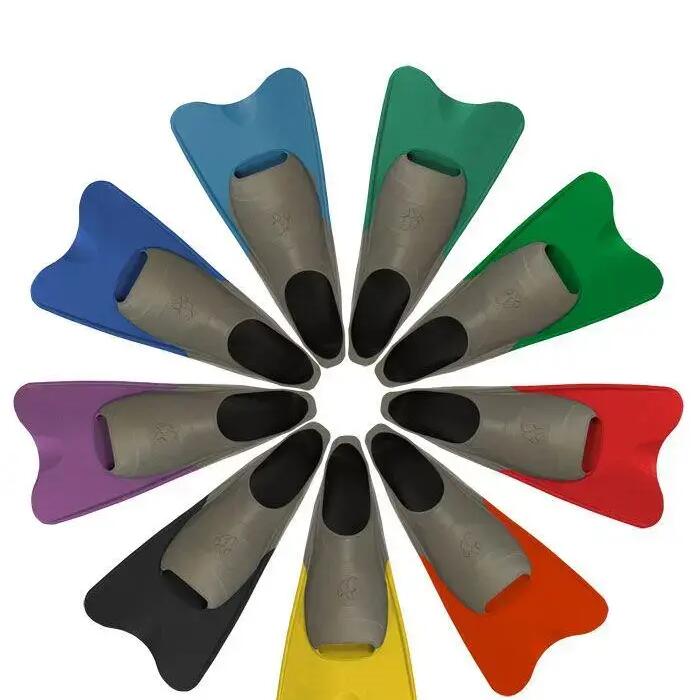 Mad Wave Short Blade Swim Fins UK C5-6 / EU 22-23 Khaki