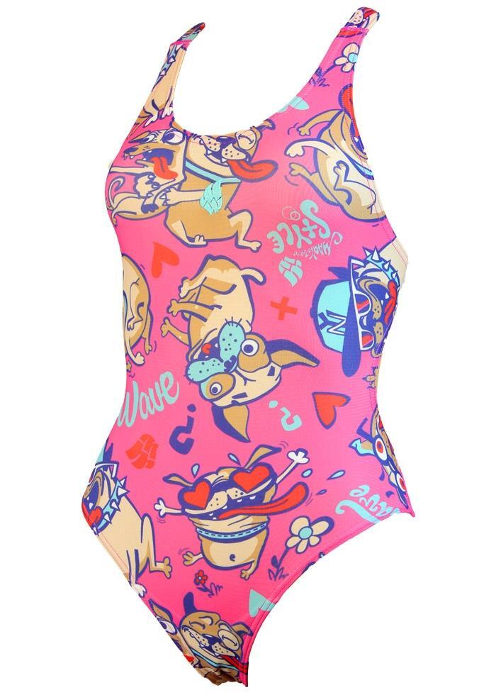 Mad Wave Kids Pretty Swimsuit Pink 1/3