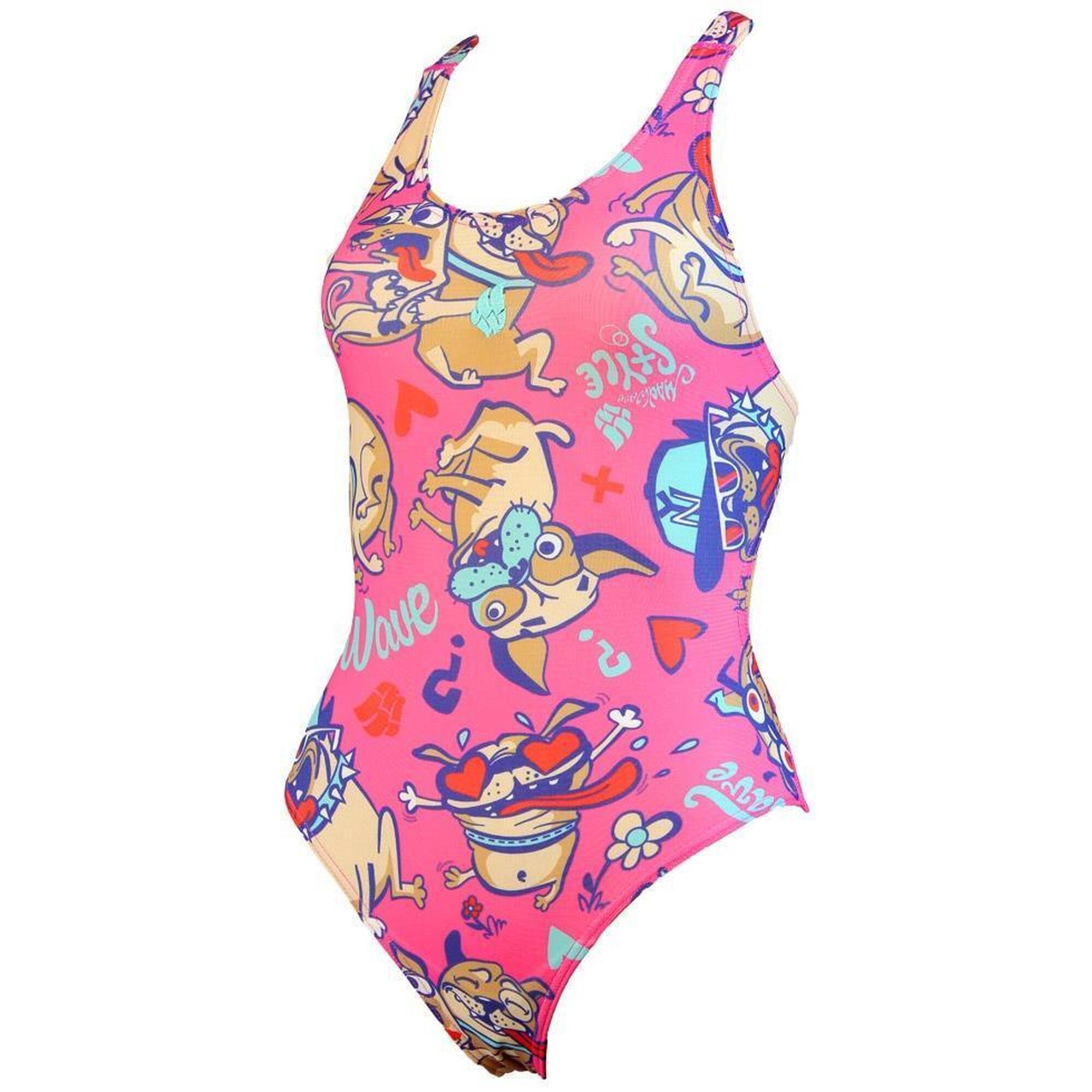 Mad Wave - Maillot Fille Mad Wave Pretty Rose, 7-8 Ans - Maillot De Bain 1 Pièce - Rose - Decathlon