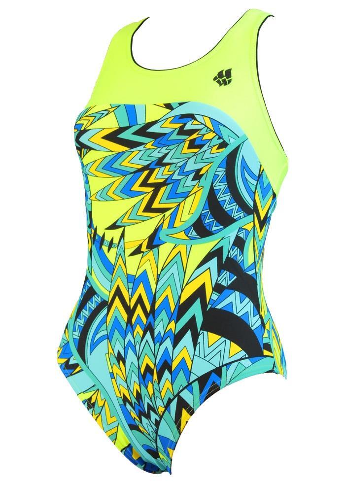 Mad Wave Women's Rate Swimsuit - Green 1/2