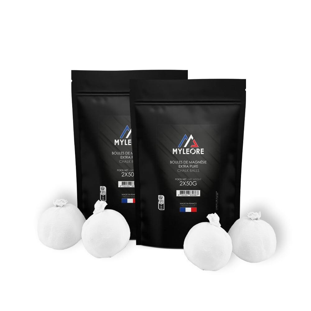 Myleore - Pack De 2 Pochons De 2 Boules De Magnésie - 4 X 50g - Magnésie - 100 G - Decathlon
