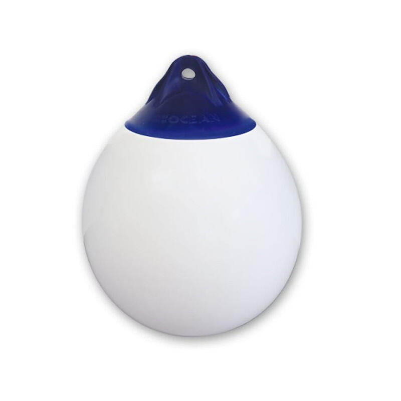 Ocean - Pare-battage Sphérique Bleu / Blanc- Ocean - R2 - ( Diam 38 X L 50 Cm ) - Pare-battage - Blanc - Taille Unique - Decathlon