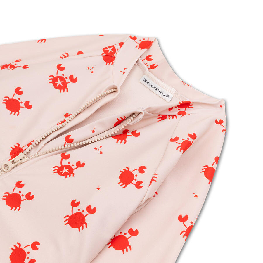 UV Maillot de bain Garçons - Beige/Rouge - Crabby - 62/68 4/6