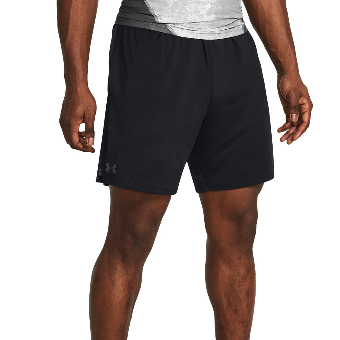 UNDER ARMOUR Mens Logo Shorts (Black)
