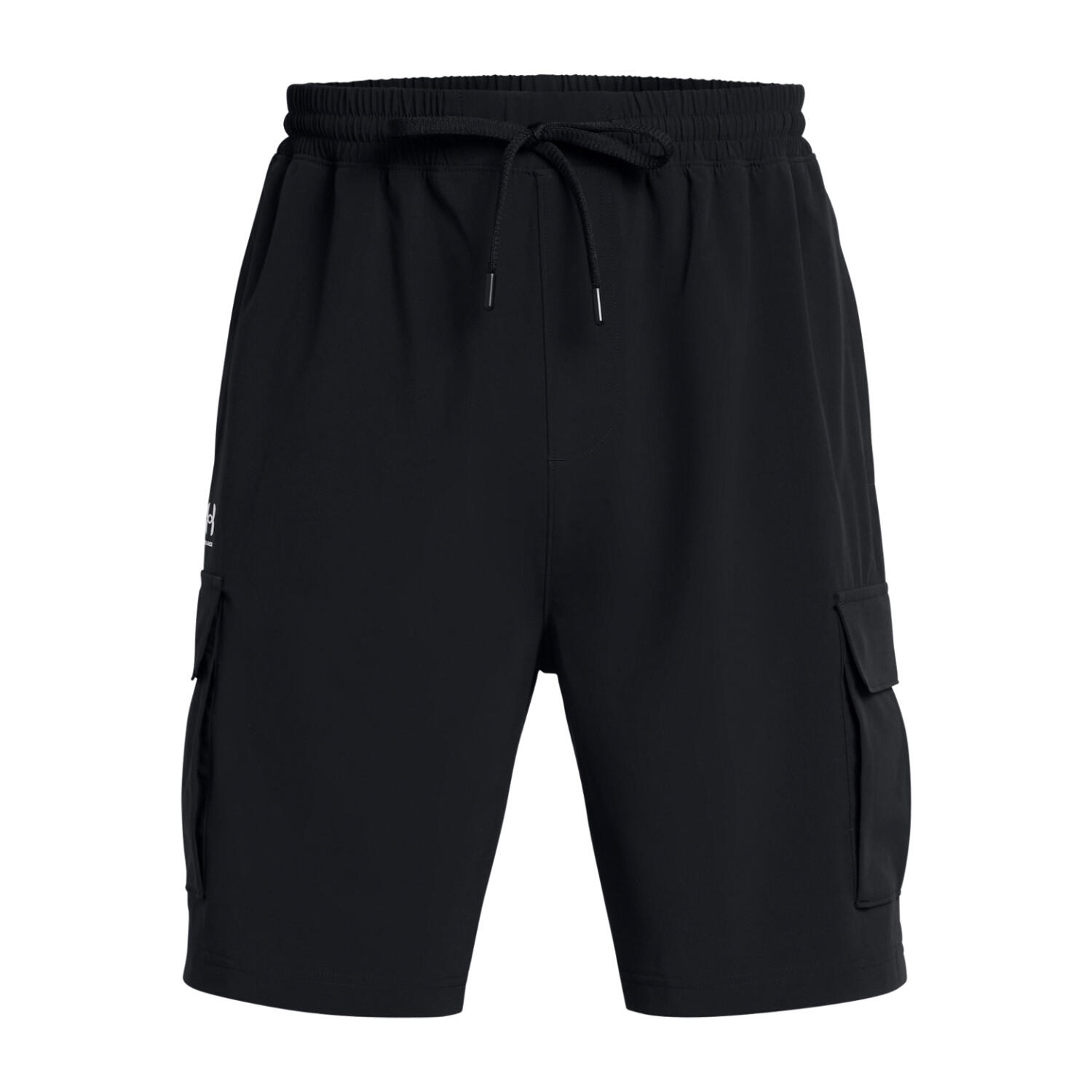 UNDER ARMOUR Mens Vibe Cargo Shorts (Black)
