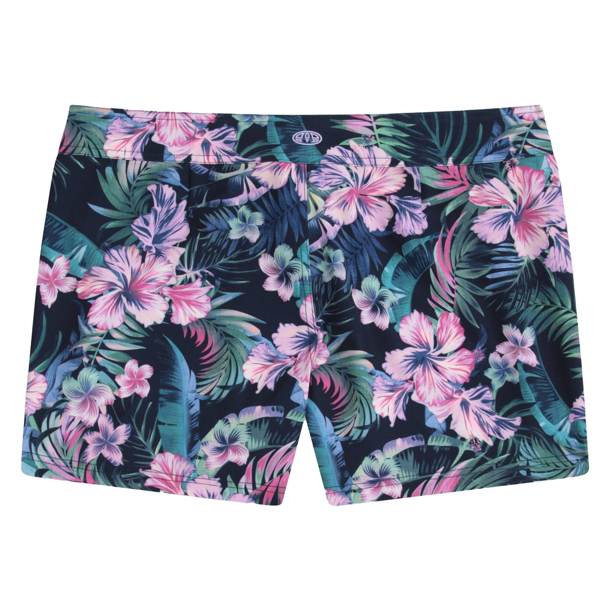 Womens/Ladies Aurora Floral Board Shorts (Dark Blue) 2/2
