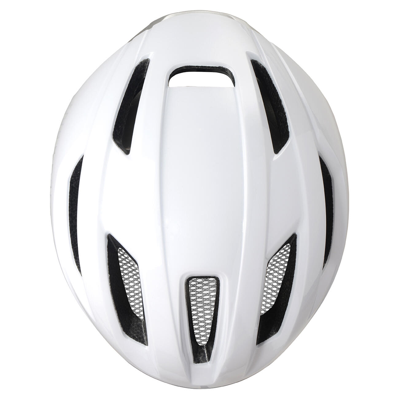 RH+ RH+ Helmet COMPACT Fietshelm GLANZEND WIT/GLANZEND ZILVER L/XL 3/7