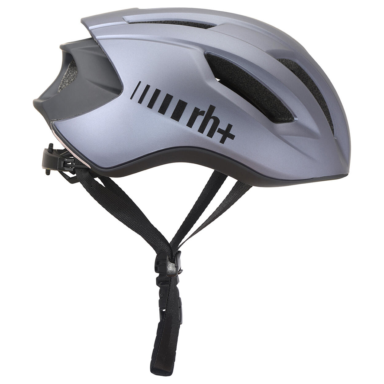 RH+ Helmet COMPACT Fietshelm MAT FOG METAAL /MAT ZWART XS/M 5/7