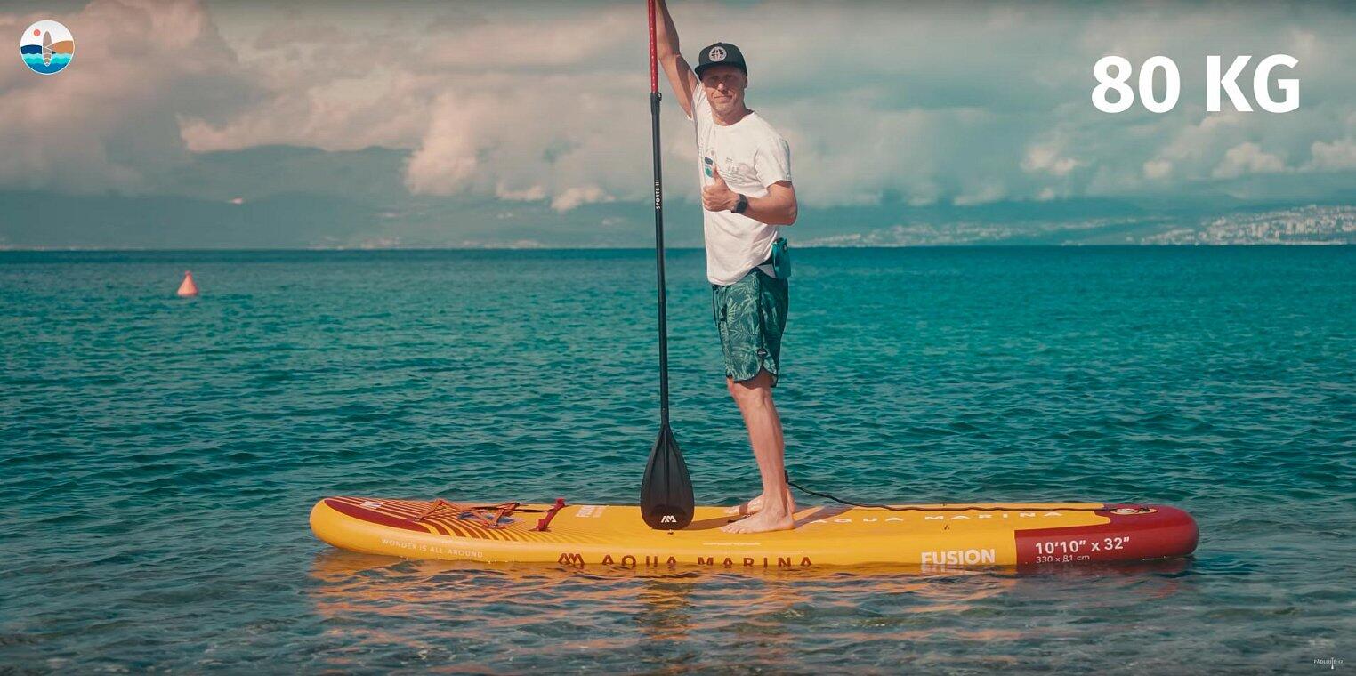 Deska SUP allround ADULT AQUA MARINA FUSION 10'10 2023 z siedziskiem i wiosłem 4/7