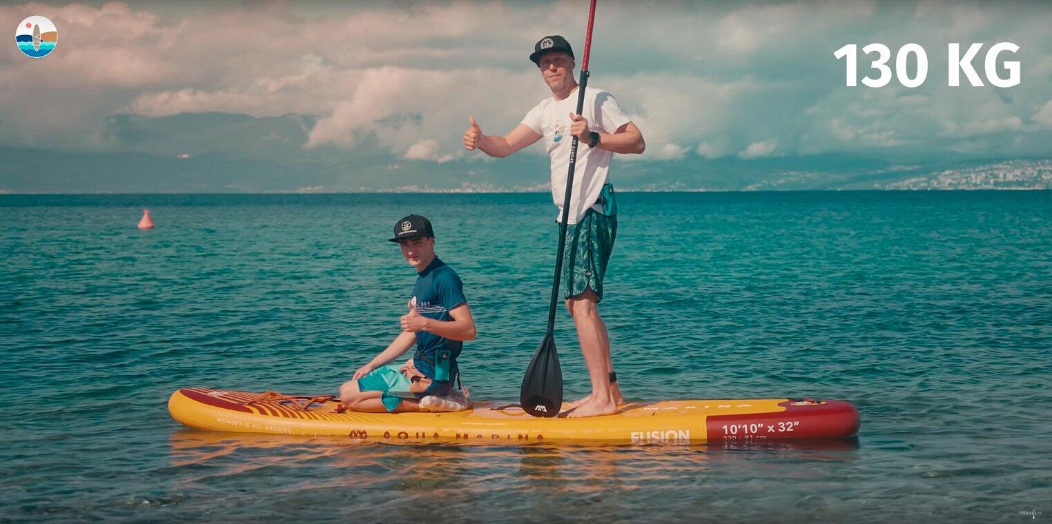 Deska SUP allround ADULT AQUA MARINA FUSION 10'10 2023 z siedziskiem i wiosłem 2/7
