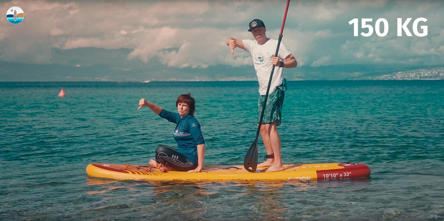Deska SUP allround ADULT AQUA MARINA FUSION 10'10 2023 z siedziskiem i wiosłem 5/7