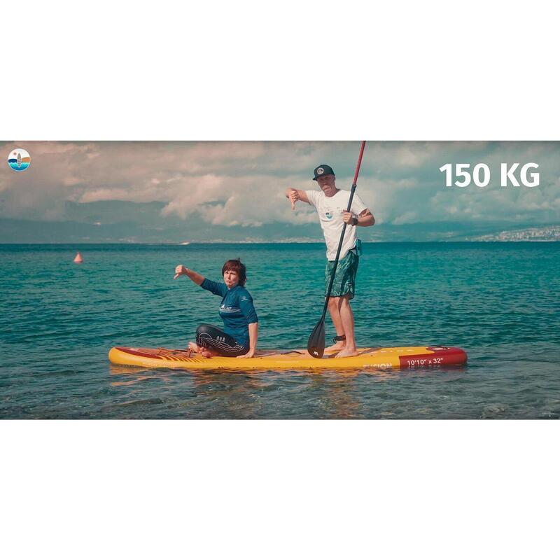 Deska SUP allround ADULT AQUA MARINA FUSION 10'10 2023 z siedziskiem i wiosłem