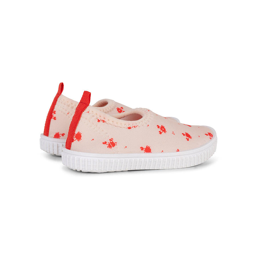 Swim Essentials Kinderschuhe Wasserschuhe Beige/Rot Crabby Größe 26 4/6