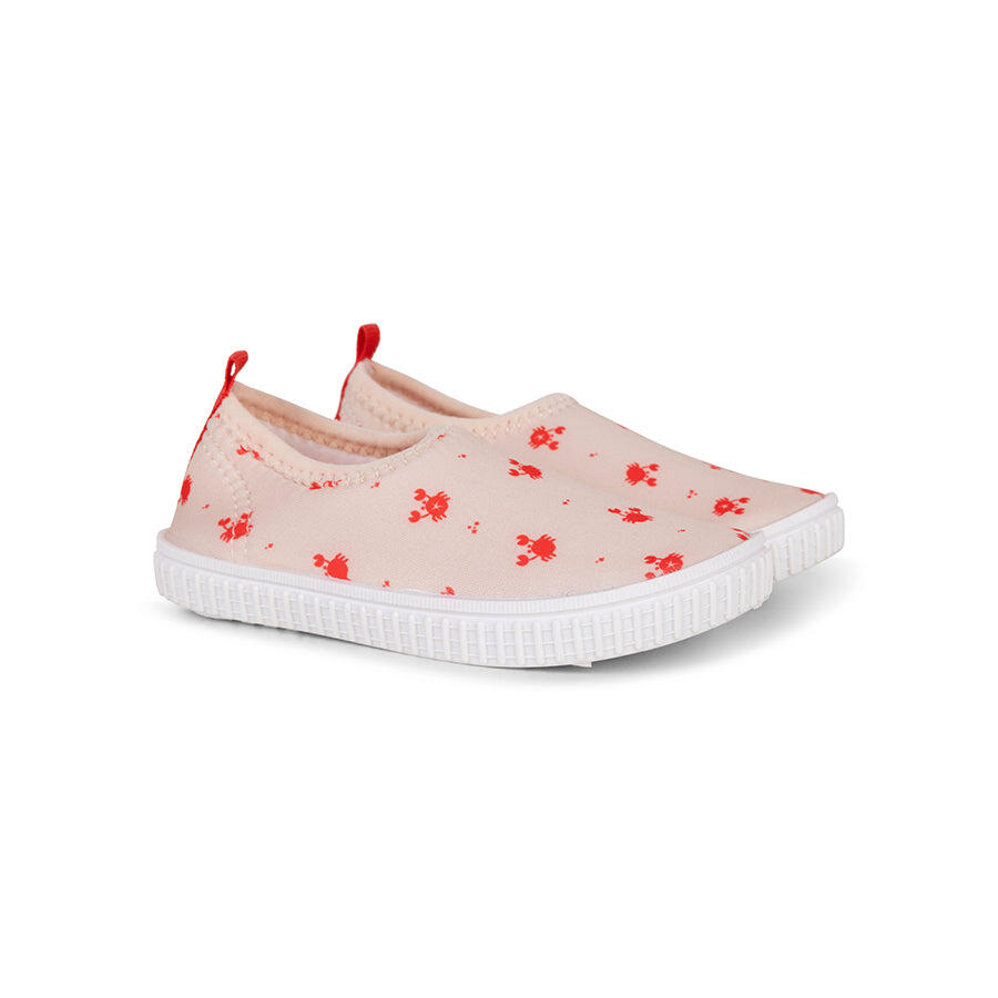 Swim Essentials Kinderschuhe Wasserschuhe Beige/Rot Crabby Größe 26 3/6