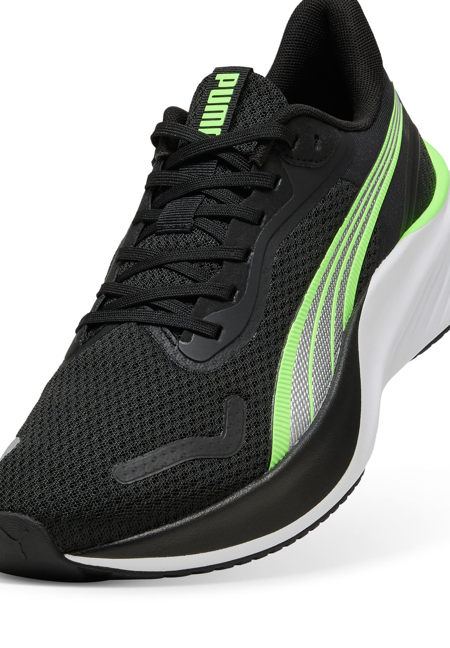 PUMA Chaussures de course Puma Pounce Li Hommes Noir/Vert... 3/7