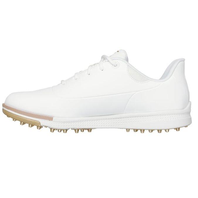 Skechers Go Golf Jasmine 2GF Dames Golfschoenen Wit Goud 5/5