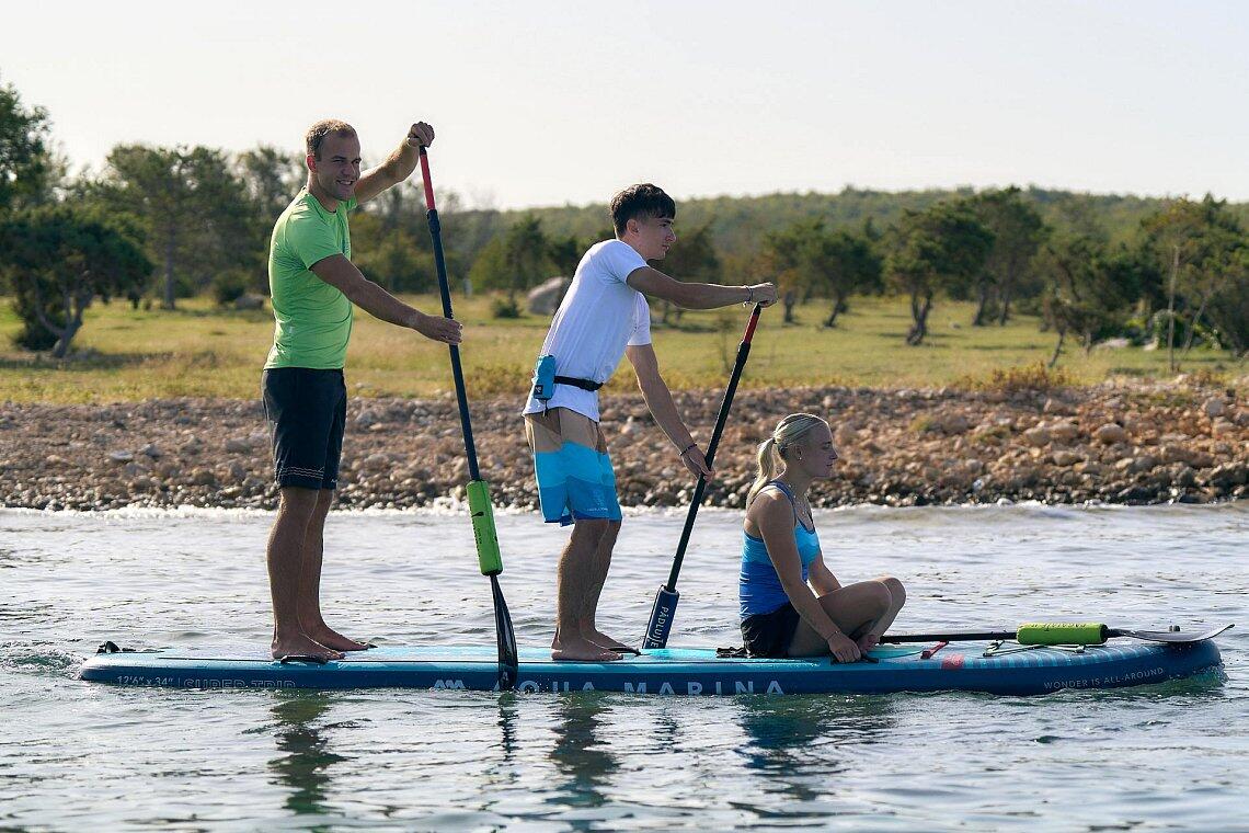 Deska SUP rekreacyjna unisex Aqua Marina Supertrip 12’6 zestaw z 2 wiosłami SUP 2/7