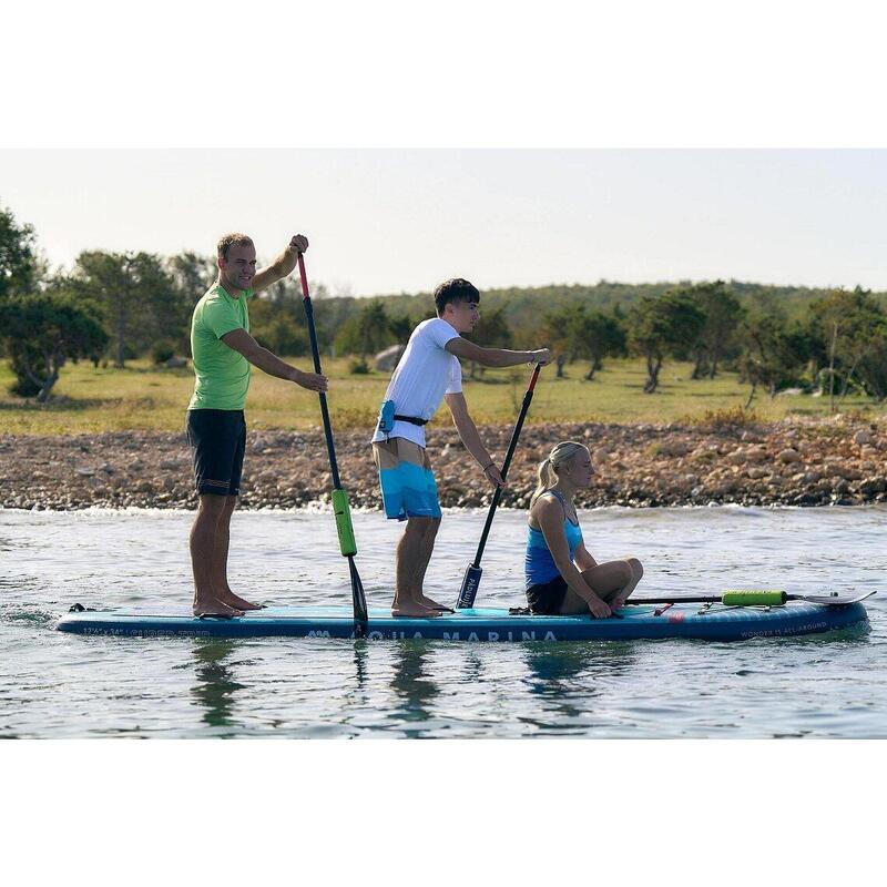Deska SUP rekreacyjna unisex Aqua Marina Supertrip 12’6 zestaw z 2 wiosłami SUP
