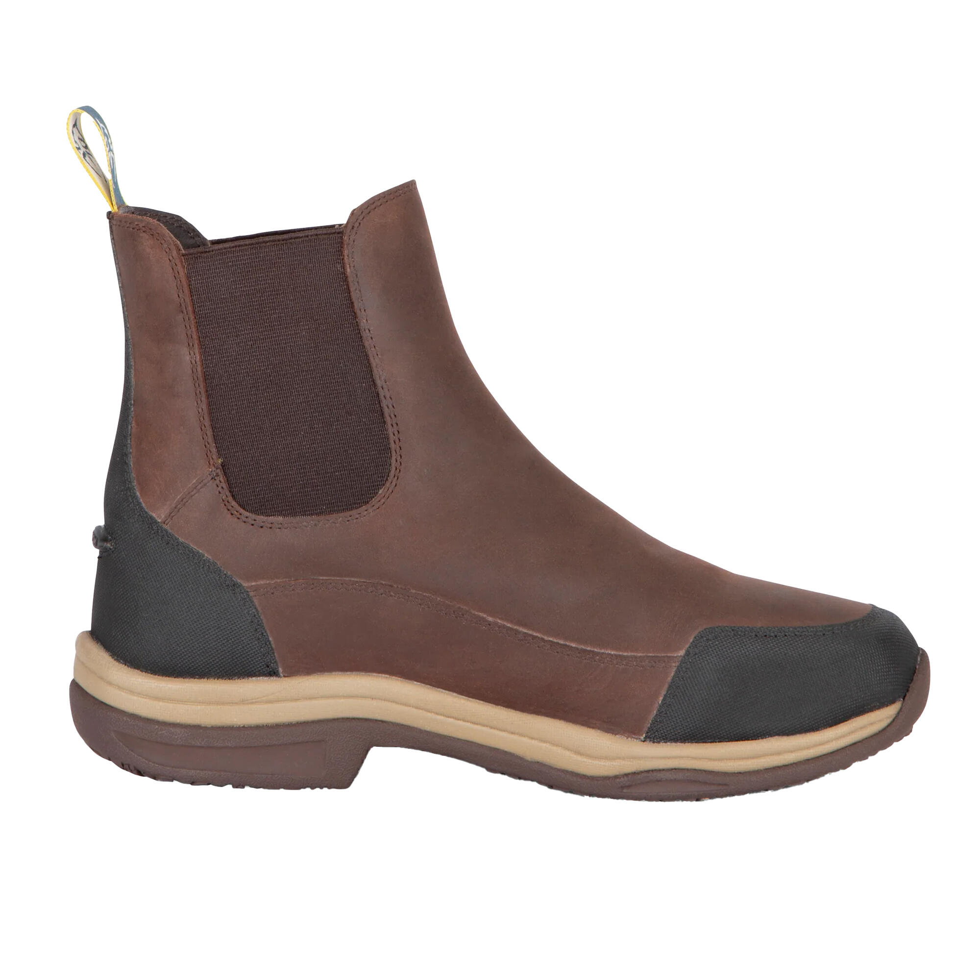 Womens/Ladies Genoa Xgrip Leather Chelsea Boots (Brown) 4/4