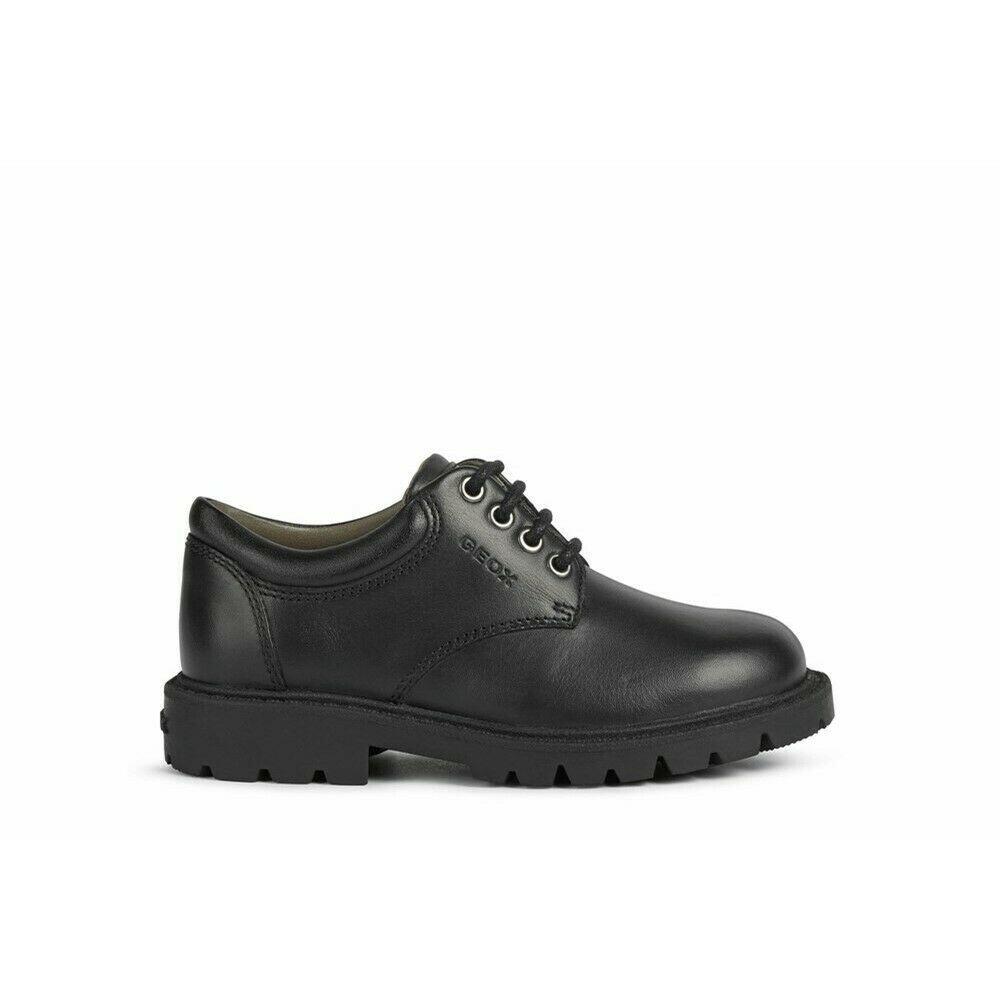 Scarpe Per Andare A Scuola Pelle Ragazzi Geox Shaylax Nero 3/5