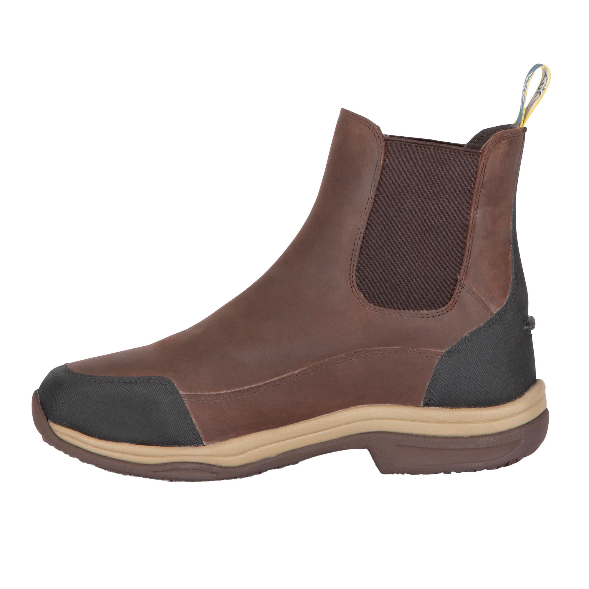 Womens/Ladies Genoa Xgrip Leather Chelsea Boots (Brown) 3/4