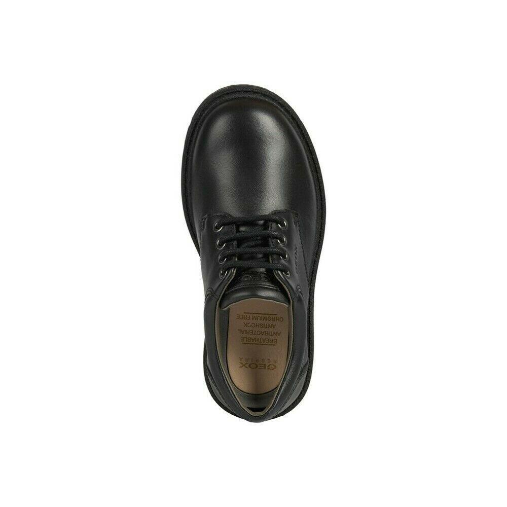 Scarpe Per Andare A Scuola Pelle Ragazzi Geox Shaylax Nero 4/5