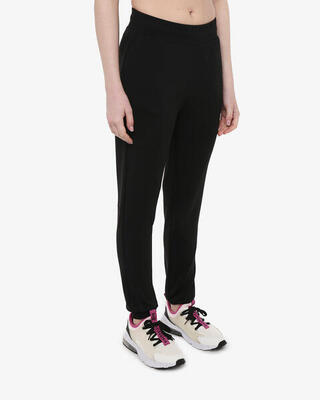 hellblaue Synthetik-Fitnesshose für Damen