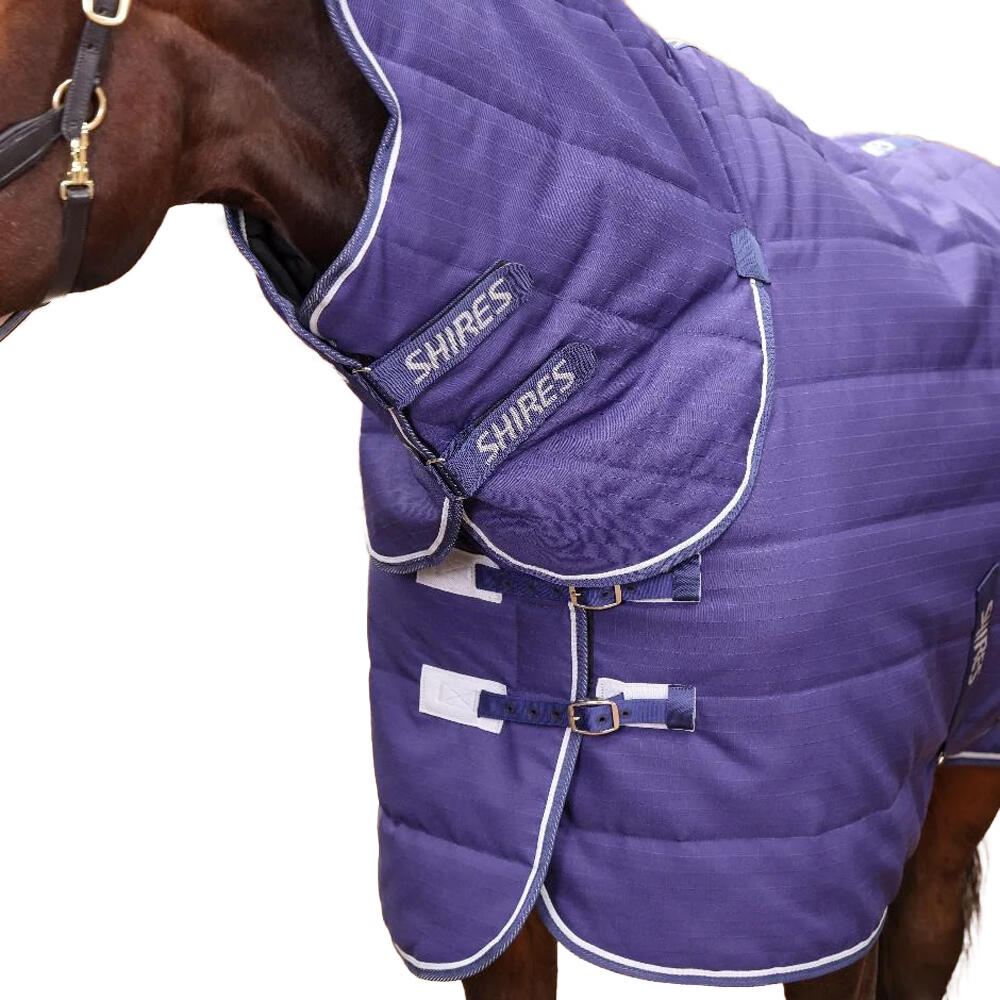 Collo Combo Coperta Combinata Per Cavalli Shires Tempest Original 100 Blu Navy 3/3