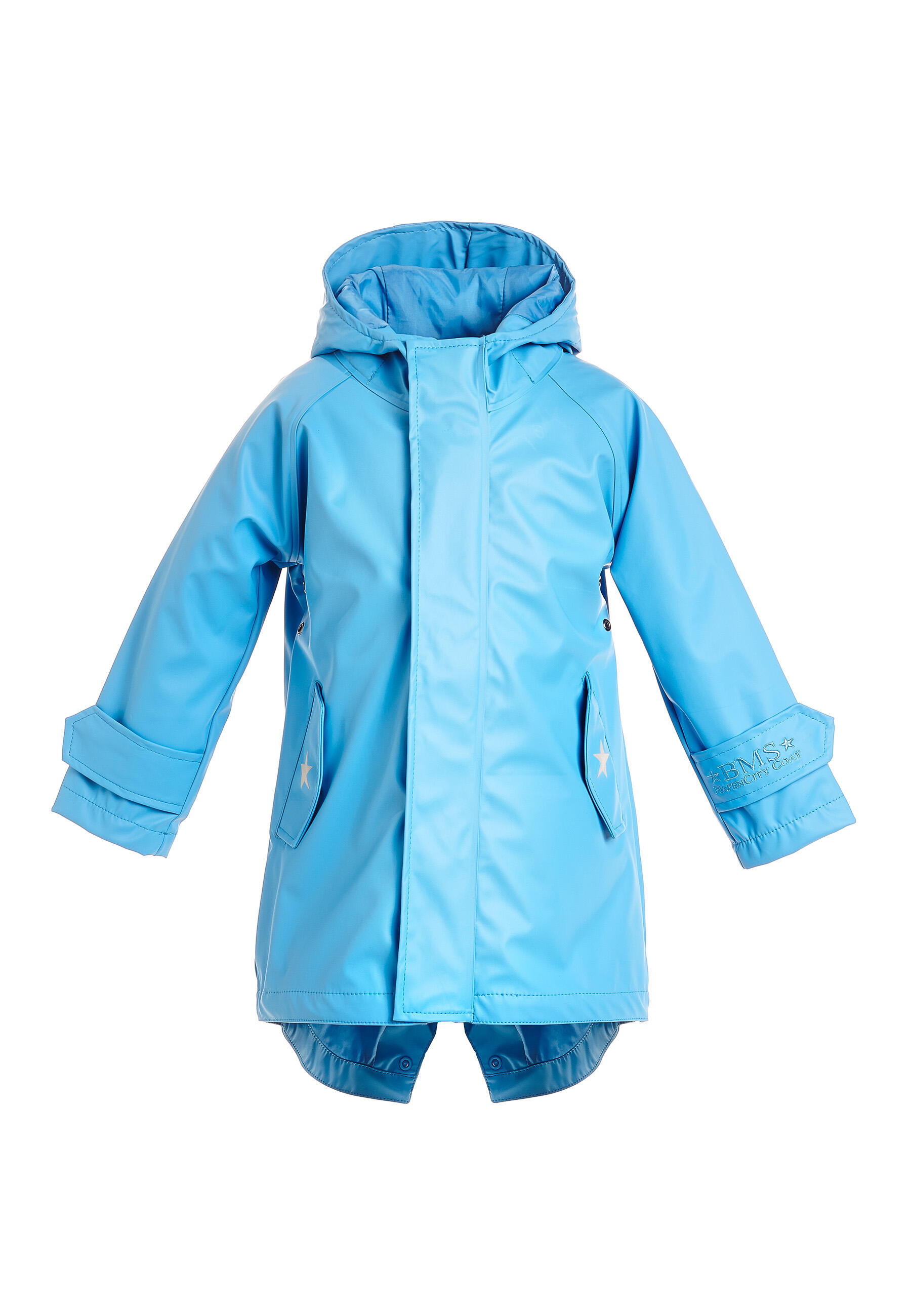 BMS Regenmantel für Jungen - original Hamburger HafenCity Coat Kinder 3/4