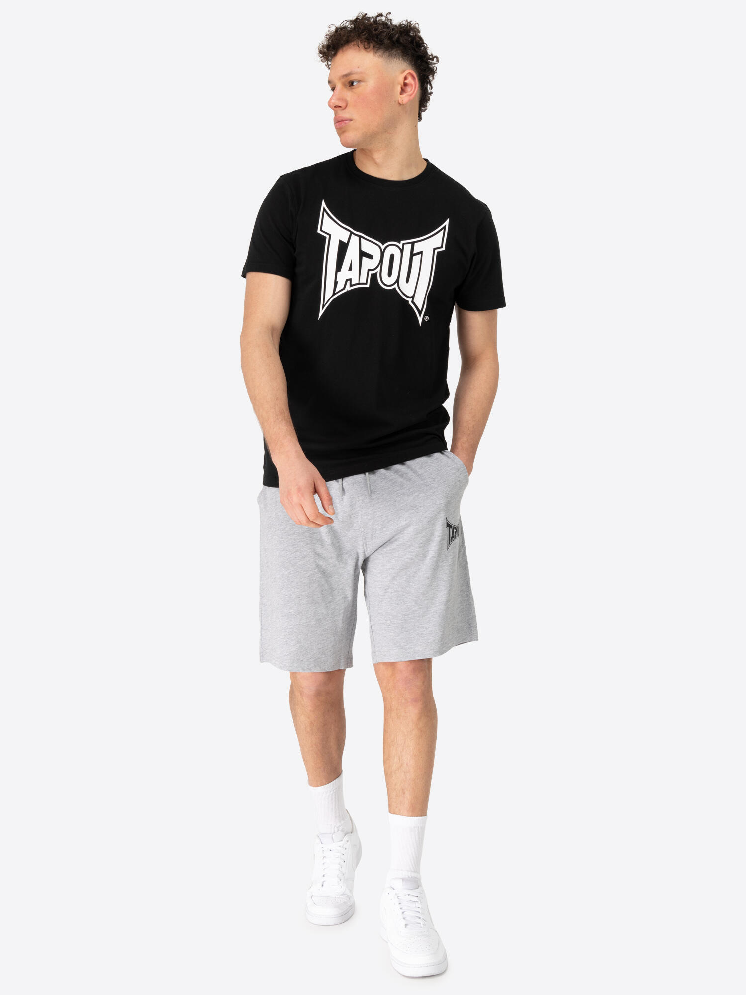 TAPOUT Herren T-Shirt & Shorts Set normale Passform WALKER 3/7