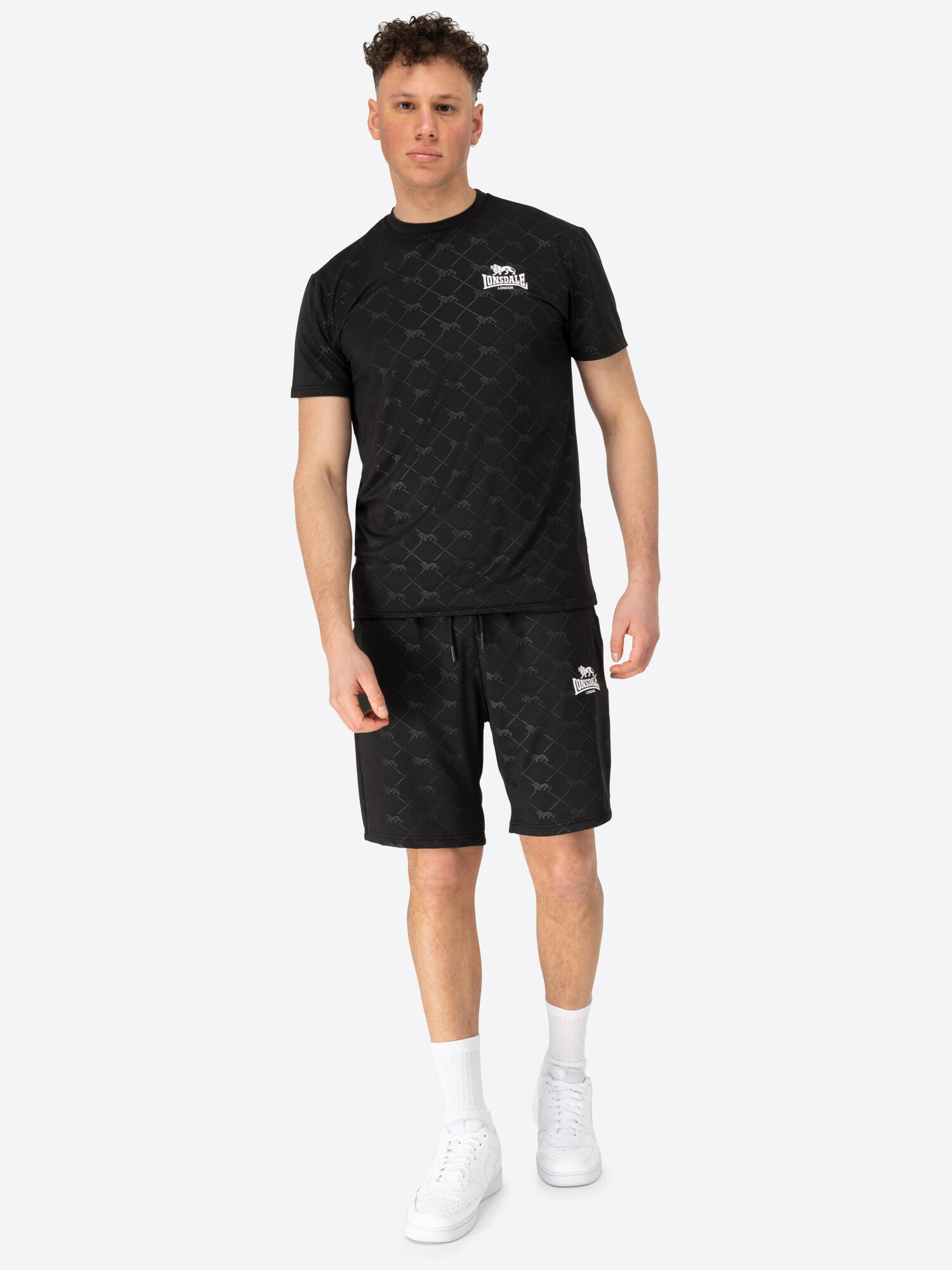 LONSDALE LONSDALE Herren Funktionsshirt & Shorts Set normale Passform PRESTWOOD